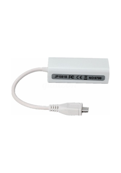 Mikro Usb 2.0 5p - Rj45 Networks Lan Ethernet Kablo Dönüştürücü Tablet Pc İçin