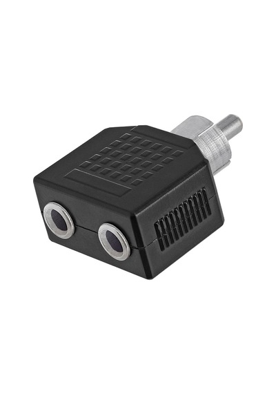 RCA Erkek to 2x3.5mm Mono Çevirici Adaptör