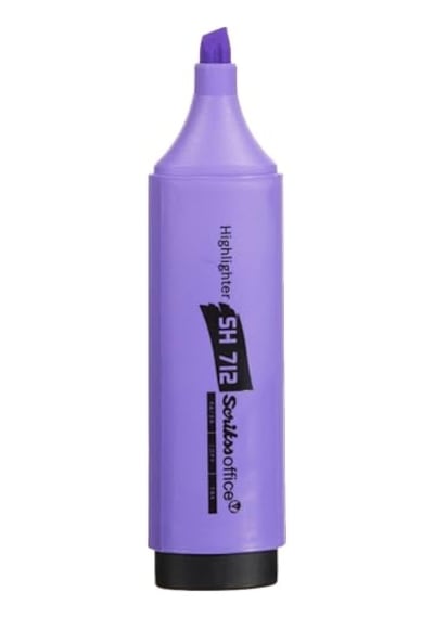 Sh712 Fosforlu Kalem 5'li Blister Paket Karışık Renk Çok Renkli