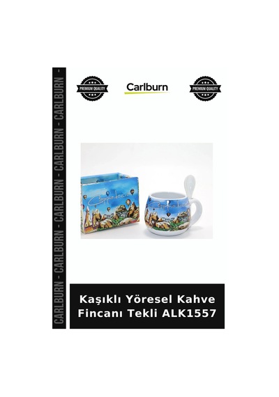 Özel Üretim Kaşıklı Yöresel Kahve Fincanı Tekli Alk1557 Diğer