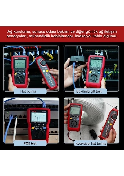 Unıt Ut685b Kıt Poe Kablo Bulucu Ve Kablo Test Cihazı