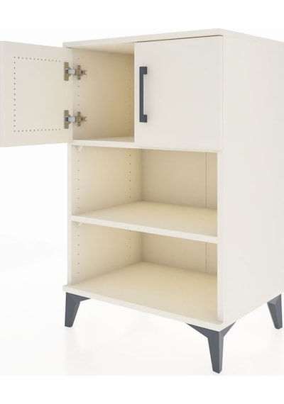 Hyperion Komodin 2 Raflı 2 Kapaklı 60x44x96 Aytaşı-aytaşı Aytaşı