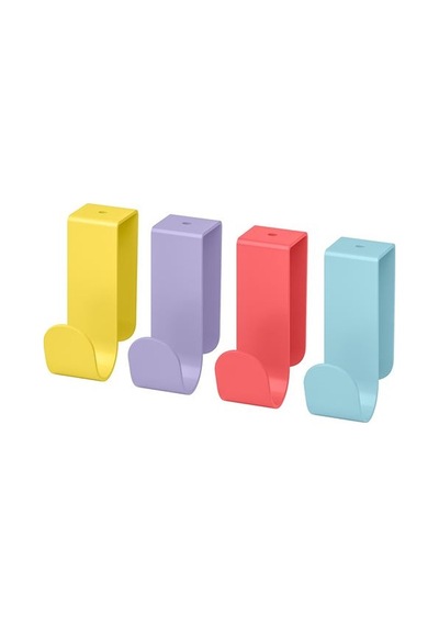 Ikea Lätthet Kanca Ve Klips, Çok Renkli, 4 Adet
