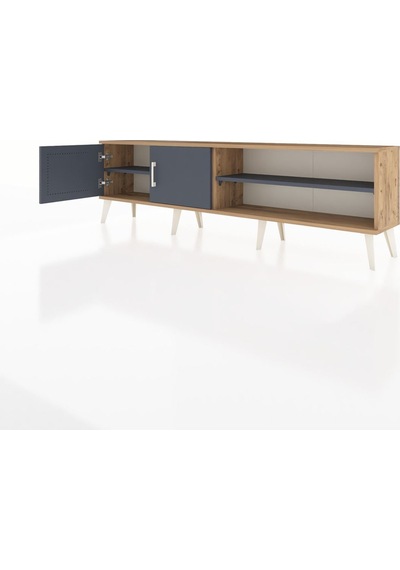 Arges Tv Ünitesi 2 Raflı 2 Kapaklı 176x30x51 Çam-antrasit/antrasit Antrasıt/antrasıt Arges Tv Ünitesi 2 Raflı 2 Kapaklı 176x30x51 Çam-antrasit/antrasit Antrasıt/antrasıt