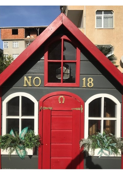 Ckmarket Ahşap Çocuk Oyun Evi