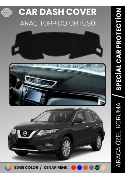 Nıssan X-traıl T32 2014-2021 Torpido Örtüsü Panel Koruma Araca Özel Çatlamayı Önler Kolay Montaj - 725 Stiloto