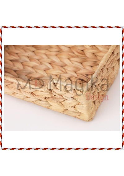Lexroo Md Cıssan Hasır Peçetelik, Su Sümbülü, 22x13 Cm Çok Renkli