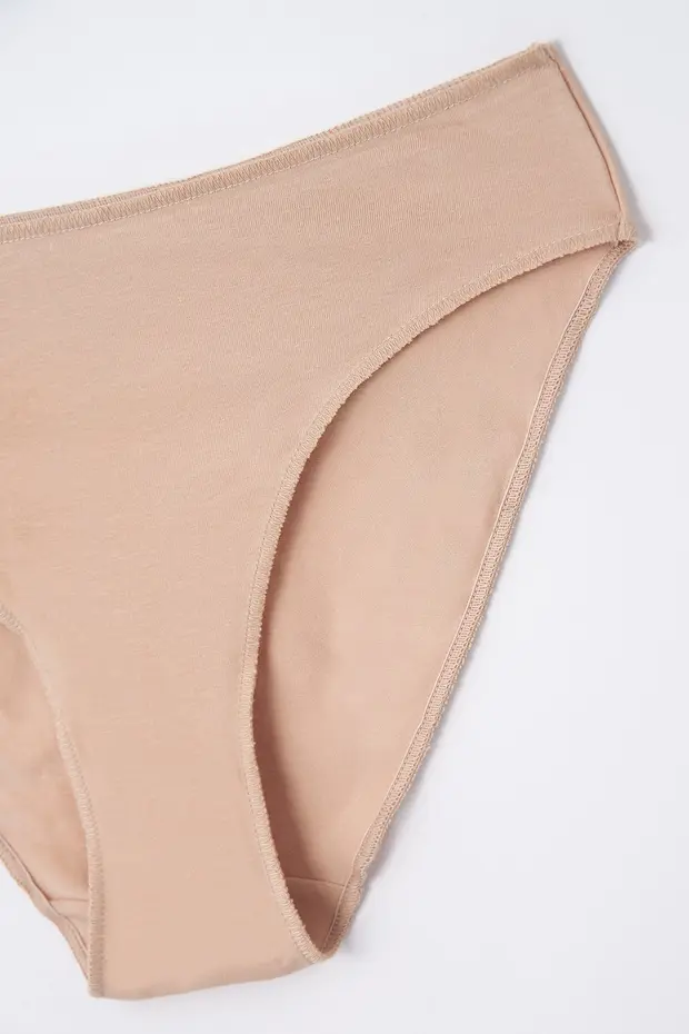 Dagi Kadın Karışık 5'li İzsiz Kalsik Slip Külot- 5115k Siyah-Beyaz-Ten