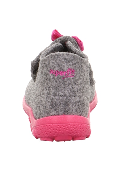 Superfit Happy Octi Kız Çocuk Gri Pembe Keçe Panduf Kedi 006295-2500 Gri - Pembe