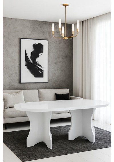 Kelebek Model 180x90x75 Kalın Kenar 36mm Yemek Masası Mutfak Masası Çok Amaçlı Masa Sadece Masa Beyaz Kelebek Model 180x90x75 Kalın Kenar 36mm Yemek Masası Mutfak Masası Çok Amaçlı Masa Sadece Masa Beyaz