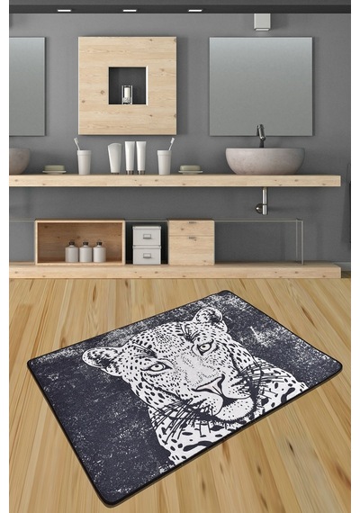 Tiger Banyo Halısı Djt 80X120 Cm Banyo Halısı, Pasas