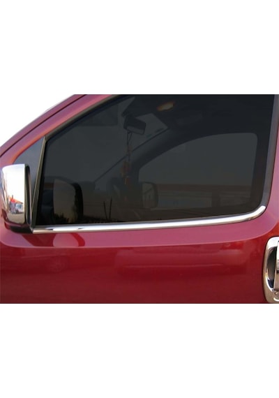 Peugeot Bipper Cam Çıtası 2 Prç  Krom 2008 ve Sonrası