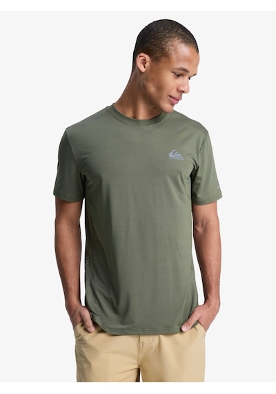 Quiksilver Quıksılver Caecılıan Erkek Iris Leaf - Solid T-shırt Eqyzt08292-6490 Haki