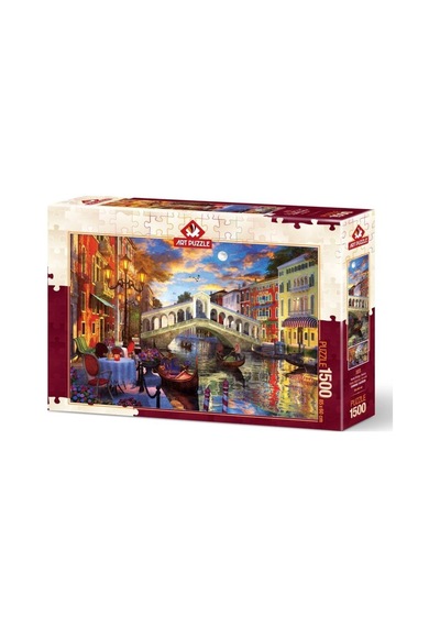 Rialto Köprüsü. Venedik 5372 1500 Parça