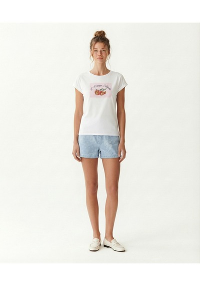 Yargıcı Regular Bisiklet Yaka Kısa Kol T-shirt 26ykts9014x 002 Beyaz