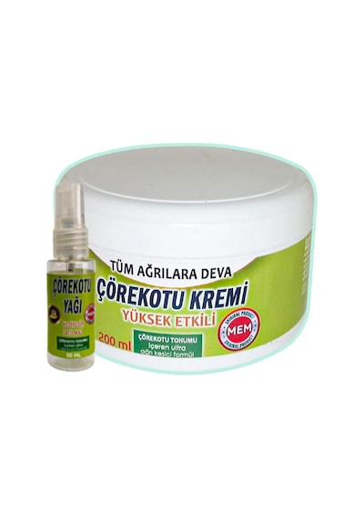 Çörek Otu Kremi 200 Ml Yeşil Kavanoz + 30 Ml Çörek Otu Yağı Diğer
