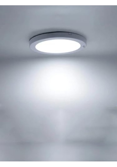 20w Gece Gündüz Sensörlü Sıva Üstü Tavan Armatür Cata Bologna Slim Kasa Panel Led Armatür 2100 Lm Beyaz Işık Enerji Sınıfı F Açık Lacivert