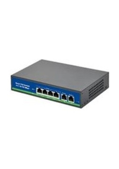 Isee ISS-3006P 4 Port Poe+ 10-100 Mbps 2 Port 10-100 60 W Uplink Switch