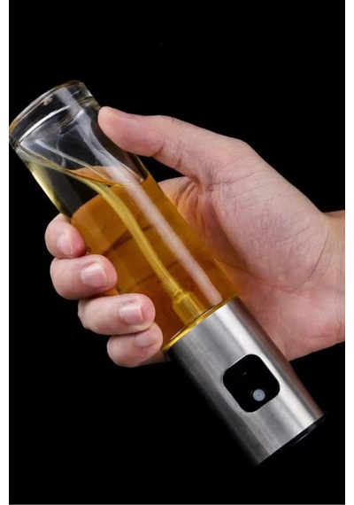 Sprey Cam Şişe Zeytinyağı Sirke Yağ Püskürtücü Yağdanlık 100 Ml Beyaz Diğer