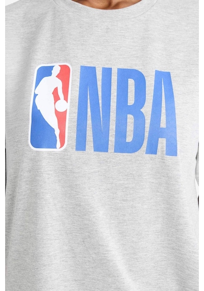 DeFactoFit NBA Wordmark Boxy Fit Bisiklet Yaka Kısa Kollu Tişört Z3128AZ25SMGR210