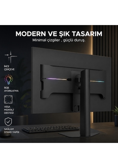 Dexim Dmt012 27" 540hz 0.5ms Fhd Hdmı Dp Hdr Low Blue Light Freesync Fast Ips Pivot Gaming Monitör