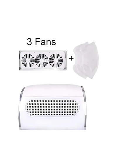 Protez Tırnak Cihaz Seti B135 & Tırnak Toz Toplama & X26 Max Uv 81 Led & Mini Sterilizatör