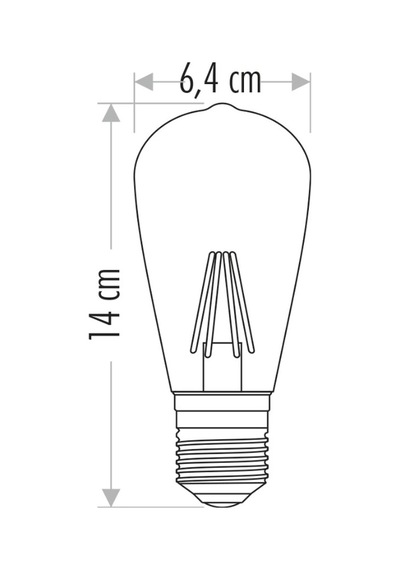 Cata Ct 4350 4w Led Ampul 2700k Amber E27 Duy Çok Renkli