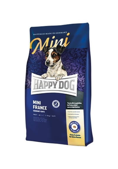 Happy Dog Sensible France Hassas Mide Yapısına Sahip Tahılsız Ördekli Küçük Irk Yetişkin Köpek Maması 4 KG