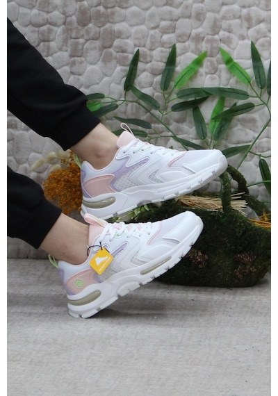 Lumberjack Null Beyaz Rahat Esnek Sneaker Kadın Spor Ayakkabı 001