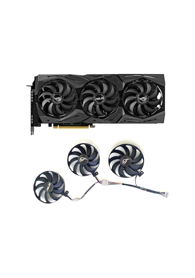 88Mm T129215Su 7Pın Rtx 2060 2070 2080 5600 5700 Rog Strıx Fan