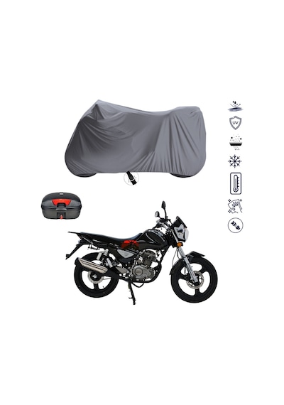 Mondial 150 Mcx Roadracer ÇANTALI MOTOSİKLET BRANDA SU GEÇİRMEZ TOPCASE UYUMLU MOTOR BRANDA