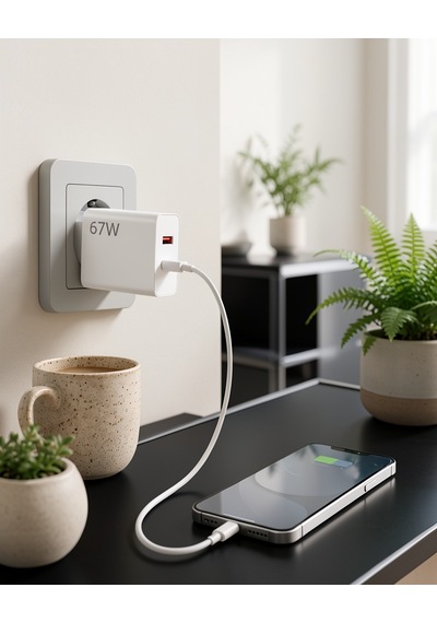67 Watt Type C Şarj Adaptörü Uczzz67wşarjaletii-23 Belirtilmemiş