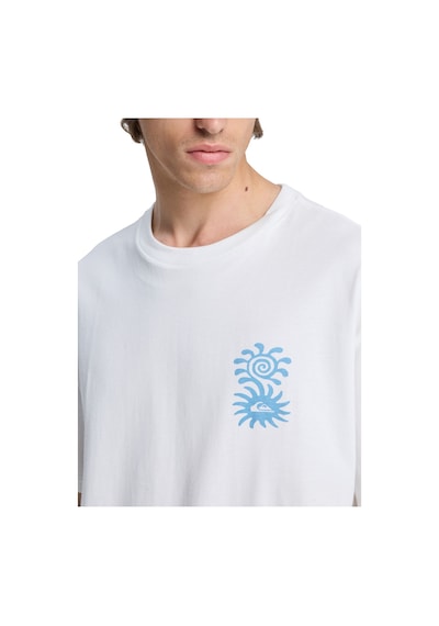Evo Blossom Of Beyaz Bisiklet Yaka Normal Baskılı Erkek T-shirt White