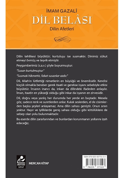Dil Belası Ve Dilin Afetleri / İmam Gazali / İmam Gazali