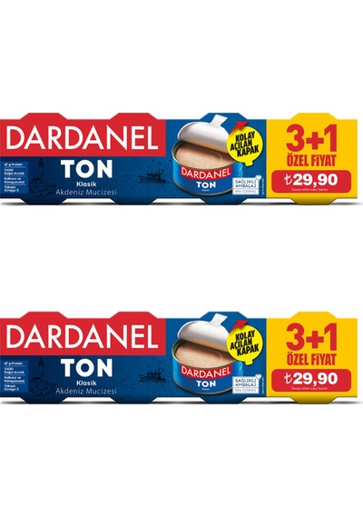 Dardanel Ton Balığı 4 x 75 G 2'li Paket