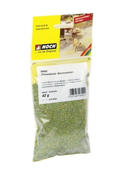 Noch 8400 Çiçekli Çayır Dokusu, 42 Gram Diorama Malzemesi-54634