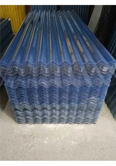 Oluklu Çatı Kaplama Levhası, Pvc, Şeffaf, 87,5x250 Cm, 0,7 Mm 1 Adet 2,1875 M2