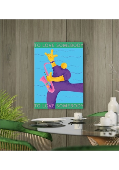 Bk Gift Cafe & Bar & Restaurant Konseptli Kanvas Tablo 50X70Cm-95