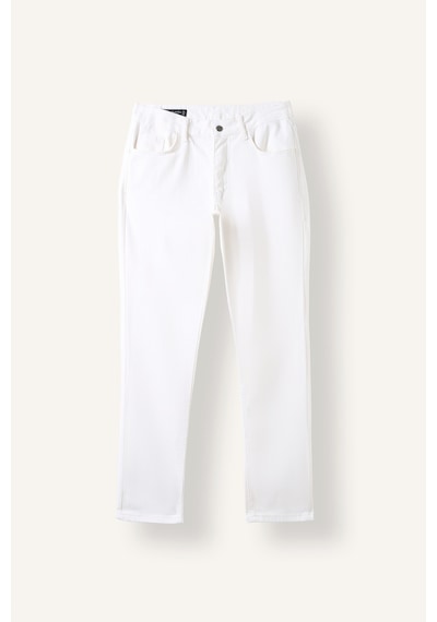 Defacto Pedro Slim Fit Cepli Jean Pantolon I6299ax26hswt34 Beyaz-wt34