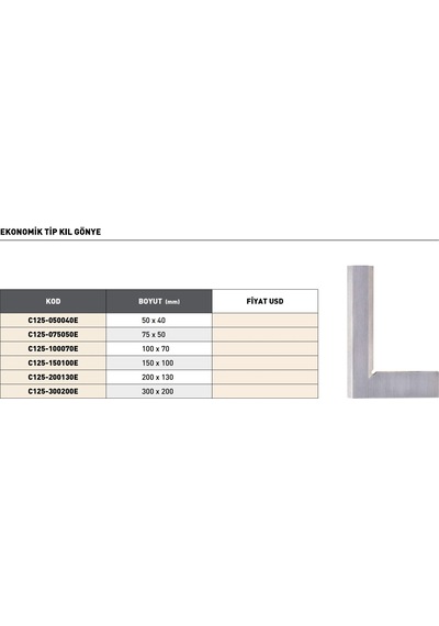 Fett 50x 40mm Pld Ekonomik Tip Kıl Gönye