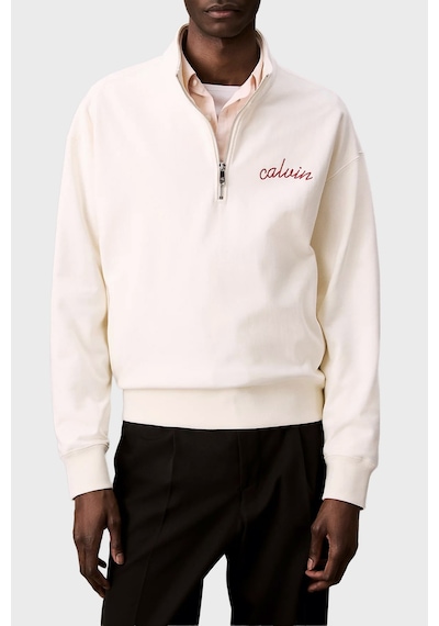 Calvin Klein Erkek Sweat Lv04rc227g Yas Beyaz Beyaz
