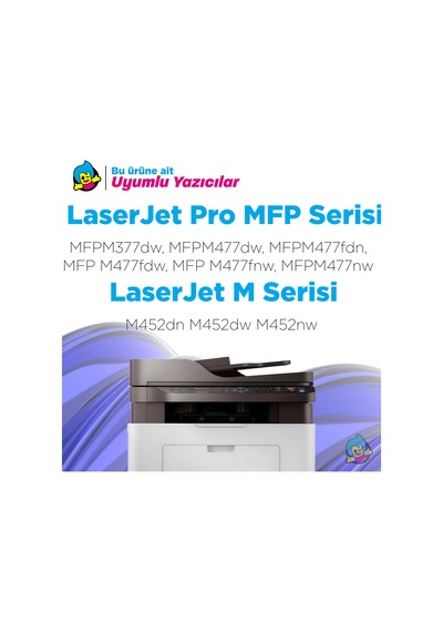 Hp Color Laserjet Pro M452dw Cf411a Mavi Muadil Toner Çipli