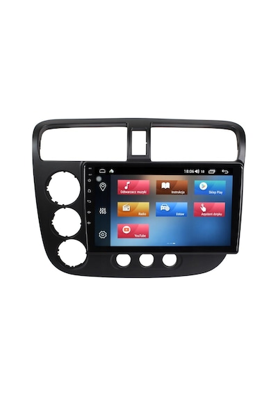 Honda Civic V-tech 2 Android Multimedya Sistemi 4-64 Cadence 2001-2006 +360 Kamera 9"