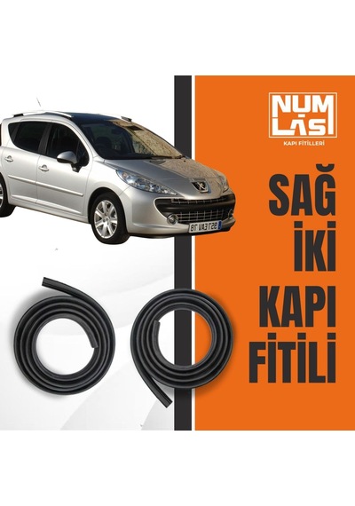 Peugeot 207 Station Wagon Sağ Ön Ve Arka Kapı Fitili-a Kalite-numlas-nm3653