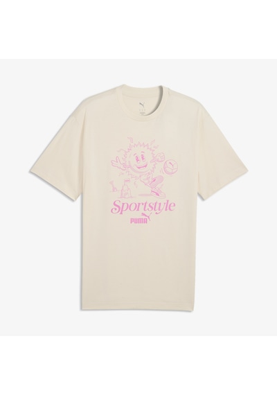 Puma Graphic Erkek Beyaz T-shirt 691781 2800324