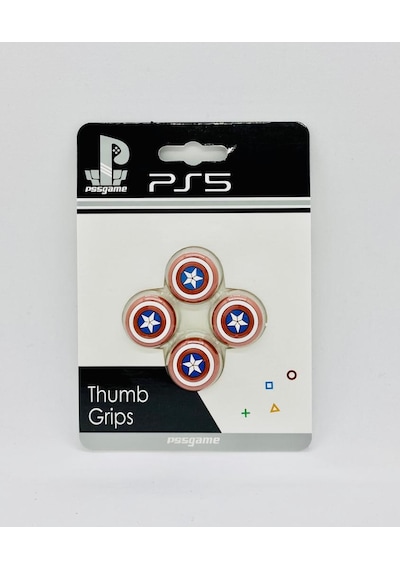 Ps5 Ps4 Xbox Analog Koruyucu Captan Amerika Desenli
