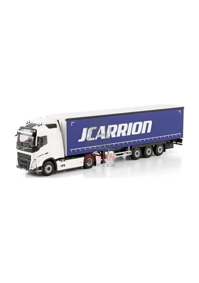 1/50 Transportes J. Carrión Volvo Fh5 Globetrotter 4x2 Curtaınsıde Traıler - 3 Axle