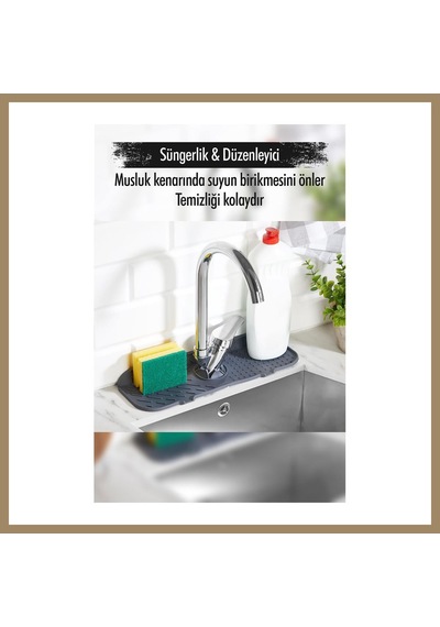 Bezos Silikon Lavabo Matı 13 36 Cm 22 Çok Renkli