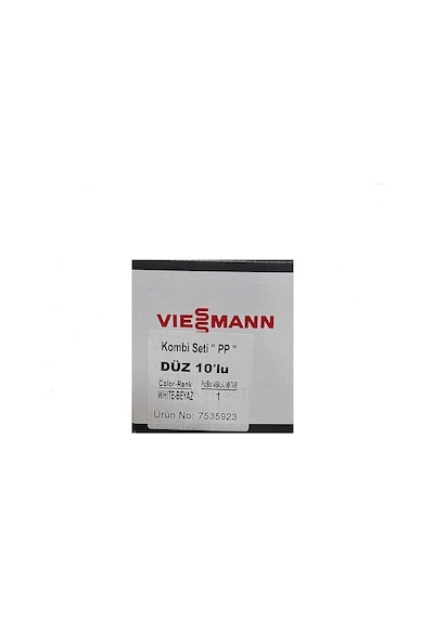 Viessmann Uyumlu Tam Geçişli 10'lu Düz Rekorlu Kombi Montaj Seti
