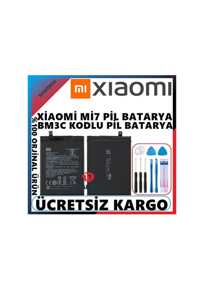 Xiaomi Mi 7 Batarya Pil Bm3C